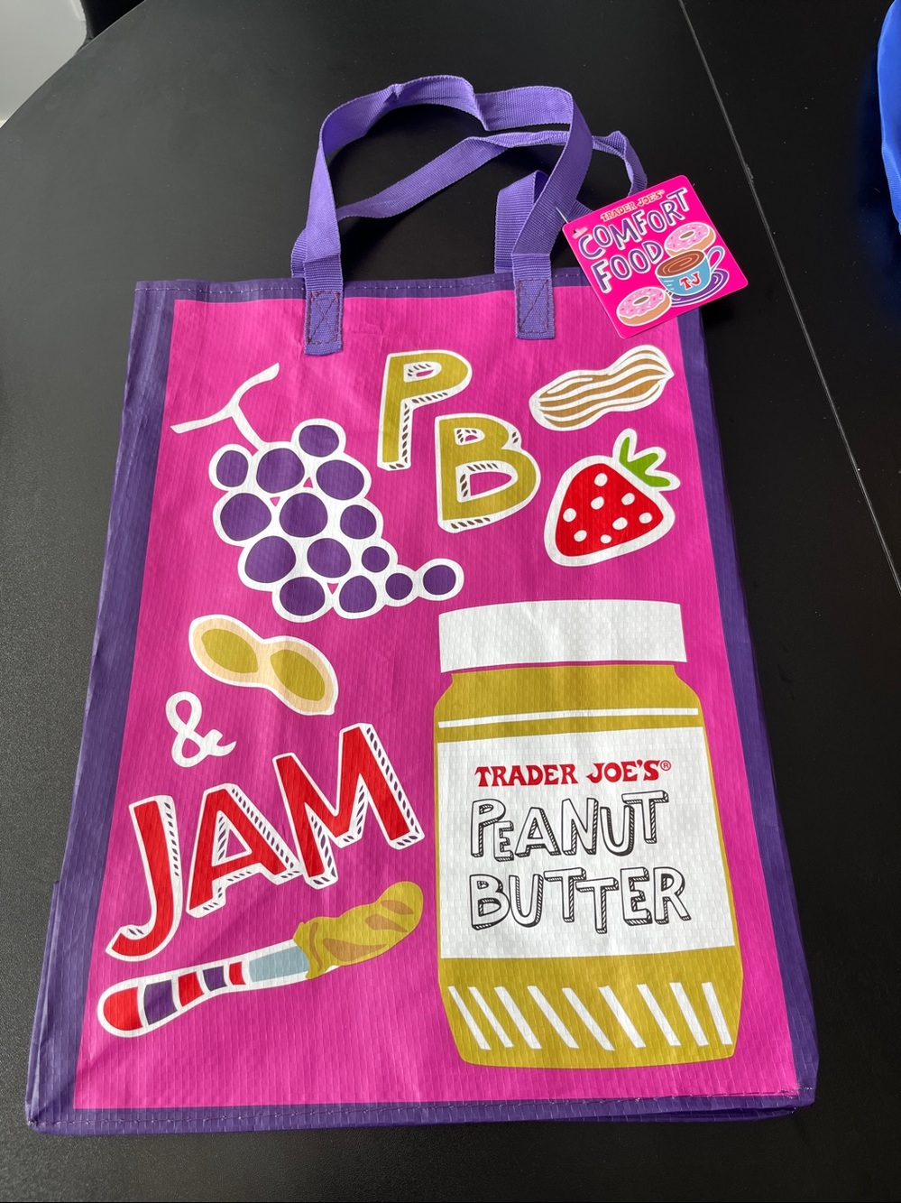 Trader Joe's Reusable Grocery Comfort Food Bag, NWT